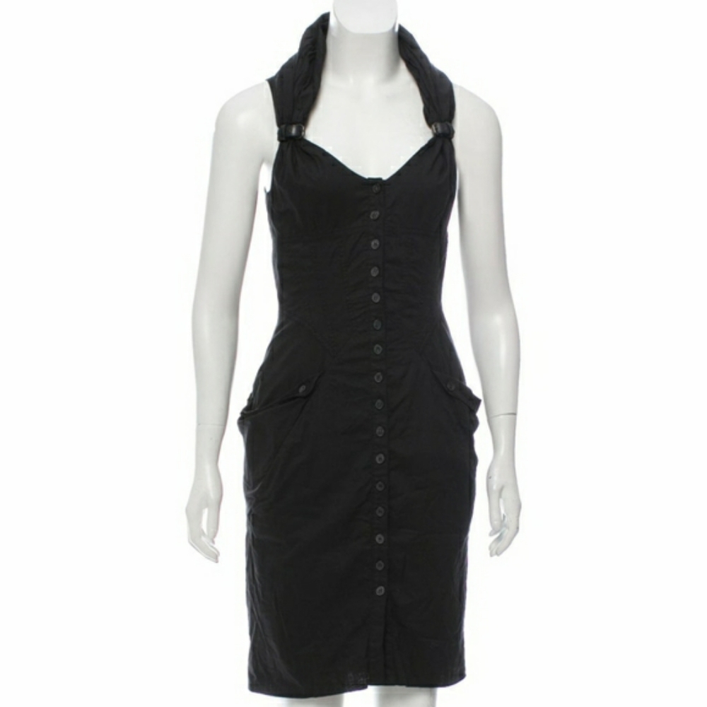 all saints • button down dress